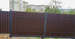 Купить распашные ворота из штакетника Находка, цена от 2769 руб.